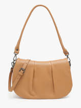 Cross Body Tas Caviar Leder Milano Bruin caviar CA24116